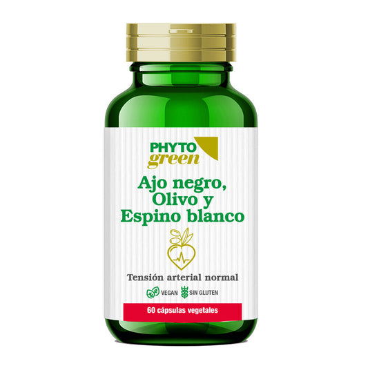 Ajo negro, olivo y espino blanco