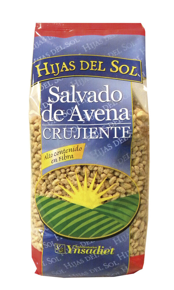 Salvado de avena crujiente.