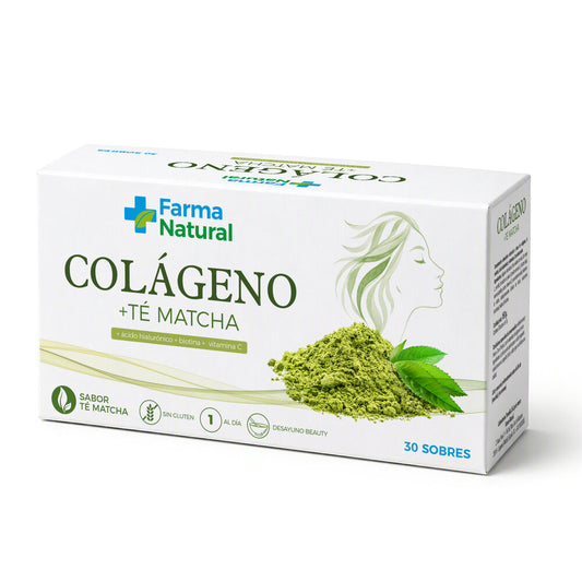 Colágeno con té matcha